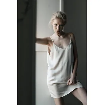 Dámské šaty Šaty MUUV. FEU sukienka.krotka.FEU béžová 01X, vel. L