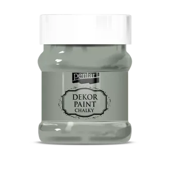 Speciální výtvarná barva Dekor Paint - křídová vintage barva 230ml - olivově zelená
