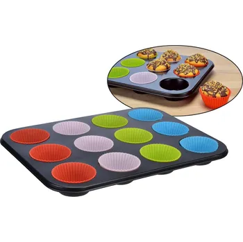 Dámské legíny Haushalt international Forma na muffiny se silikonovými košíčky 483969