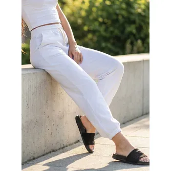 Dámské pohodlné bílé tepláky VSB PATTY, VELIKOST 2XL/3XL