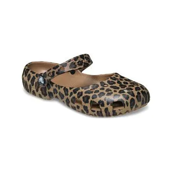 Dámské baleríny Baleríny Crocs Classic Animal Ballet 212478 Hnědá 36_37