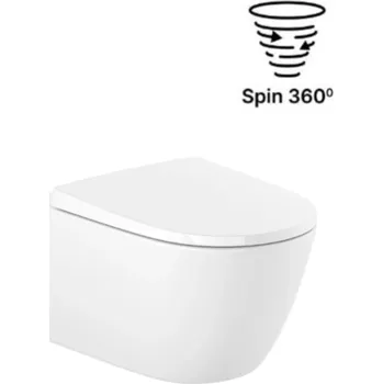 Klozet Závěsná WC mísa Roca Rimless Vortex