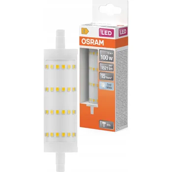 Žárovka Osram LED žárovka 13W 118mm 4000K 1521lm patice R7s, náhrada za 100W žárovku