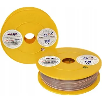 elektrický kabel Kabel LGY/H05V-K 0,50 mm2 100 m Růžovo-šedý