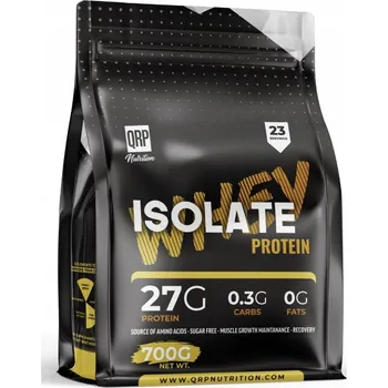 Protein Doplněk Stravy whey isolate protein QRP Nutrition WPI 700 g banánová příchuť