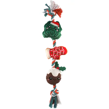 Hračka pro psa Hračka Dog Fantasy Winter Tale set ozdob pískací 45cm