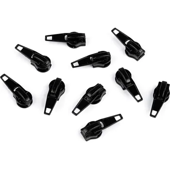 Zip Jezdec ke spirálovým zipům No 5 typu POL, střední, 332 černá