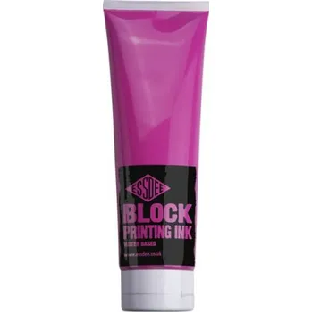 Speciální výtvarná barva ESSDEE barva na linoryt 300 ml / fluorescentní žlutá