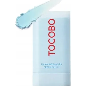 Přípravek na opalování Opalovací krém Tocobo Tyčinka na opalování SPF50+ Cotton Soft 19 g