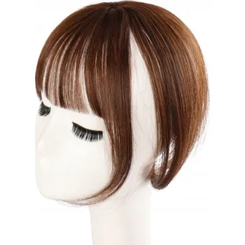Paruka Poloparuka krátké syntetické vlasy světle hnědá dámská