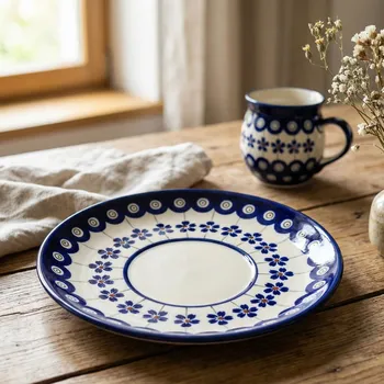 Talíř Talíř / podšálek Bolesławiec 16 cm - dek. 166A