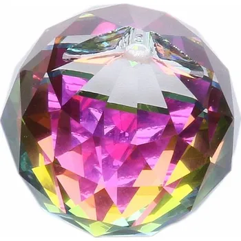 Koule Feng Shui broušený křišťál duhový Multicolor XL 50 mm
