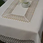 Vánoční ubrus na stůl JEDEKA GIPIURA 2017 120 x 120 cm