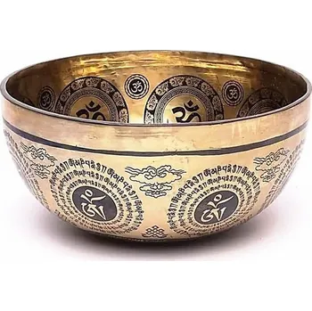 Tibetská bronzová zpívající mísa Lakshmi 23 cm 23 cm