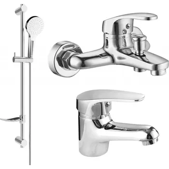 Vodovodní baterie Mexen Erica DF05 vanová sada, chrom - 746403DF05-00 Bateriové soupravy