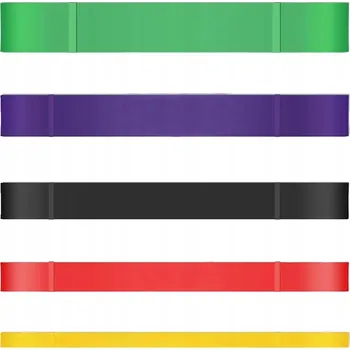 ODPOROVÉ GUMY NA CVIČENÍ POPRUHY FITNESS SADA GUM POWER BAND 5 KS