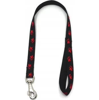 Vodítko pro psa A-480 Důtky pro psa, páska Tlapky 25 mm/80 cm