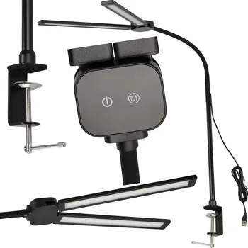 Lampička Lampka biurkowa LED na biurko szkolna kreslicí lampa do kanceláře 14W CCT