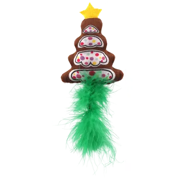 Pro kočku Hračka Magic Cat Winter Tale stromeček s pírkem 15cm