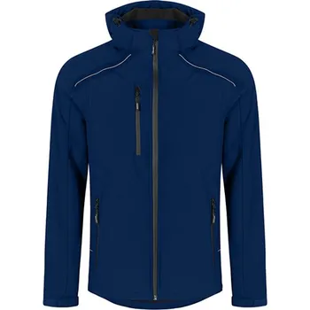 Promodoro Pánská zateplená softshellová bunda E7860 Navy 4XL