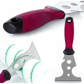 Malířská špachtle ŠPACHTLE ŠKRABKA UNIVERZÁLNÍ multifunkční 75mm NEREZOVÁ ŠPACHTLE 5v1