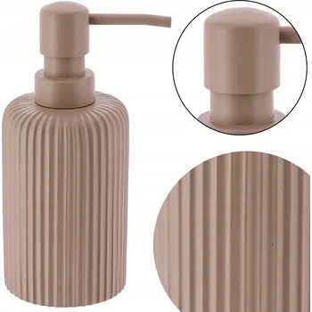 Dávkovač mýdla DÁVKOVAČ NA TEKUTÉ MÝDLO 230 ml cappuccino do koupelny kuchyně dávkovač
