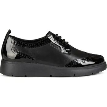 Dámské pantofle Geox Lakované derbies GEOX černá 40