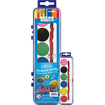 Vodová barva Barvy vodové Ocean World - 6 barev/28mm