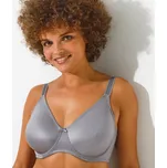 Blancheporte Zmenšující podprsenka ze saténového mikrovlákna, s kosticemi šedá 90C