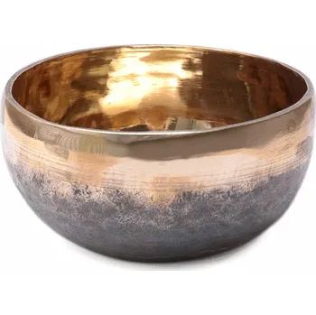 Tibetská bronzová zpívající mísa Ishana černozlatá 11 cm 11 cm