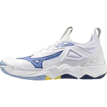 Pánská sportovní obuv Pánská volejbalová obuv Mizuno WAVE MOMENTUM 3 10 Bílá, Světle modrá