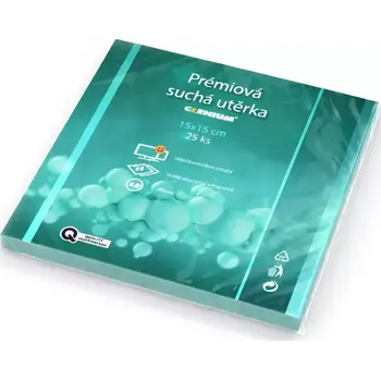 Utěrka CLENIUM Mikroaktivní suché utěrky 15 x 15 cm -25 ks