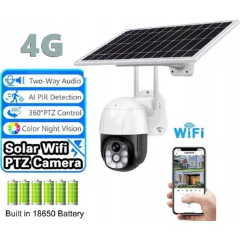 IP kamera KAMERA 4G VENKOVNÍ OTOČNÁ SOLÁRNÍ IP KAMERA