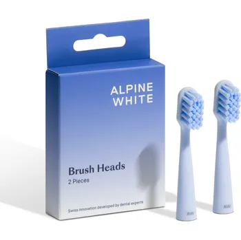 Péče o chrup Alpine White náhradní hlavice k sonickému zubnímu kartáčku, 2 ks/1 bal.