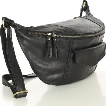 Ledvinka Dámská kožená ledvinka Marco Mazzini MS118 černá