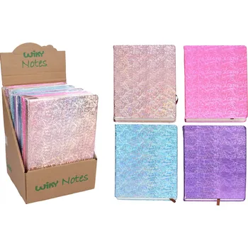 Blok Linkovaný notes 21 × 14,5 cm, 100 stran – mix barev