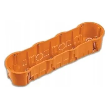 Elektroinstalační krabice Pawbol Krabice do sádrokartonu PK60 čtyřnásobná hluboká se šrouby A.047PG