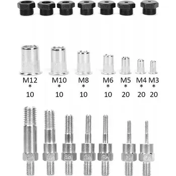 Nýtovací pistole Ruční nýtovací kleště na nýtovací matice 110el. KD10556