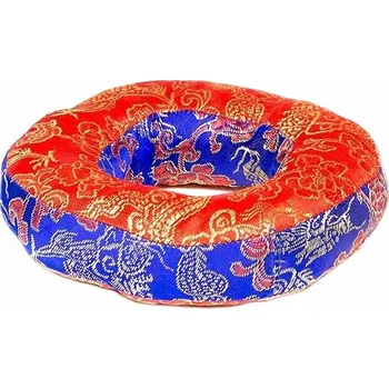 Bicí nástroj Podložka pod zpívající mísu kulatá modročervená 12 cm cca 12 cm