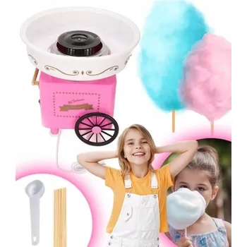 Výrobník cukrové vaty Domácí stroj na výrobu cukrové vaty, růžový, 30*30*25 cm