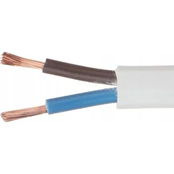elektrický kabel Plochý instalační kabel OMYp Zamel 2 x 1,0