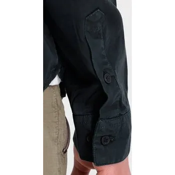 Pánská košile Alpha Industries Košile AI.138422-03 Černá Regular Fit M