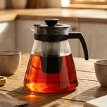 TESCOMA Teo 1,7 l – skleněná konvice na čaj se zapařovačem
