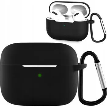 Příslušenství pro sluchátka DirectLab silikonové pouzdro s karabinou obal pro Apple AirPods Pro 3