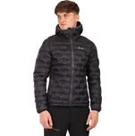 Pánská zateplená bunda KILPI ALBA XL Černá, Stříbrná