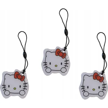 Přívěsek Na Klíče programovatelný - Hello Kitty 3 kusy TAG ID T5577 125kHz