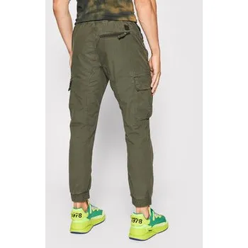 Pánské kalhoty Alpha Industries Joggers kalhoty Ripstop 116201 Zelená Tapered Fit 3XL