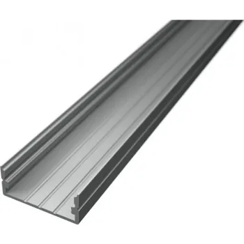 LED páska Nástěnný LED profil S3 elox bez difuzoru, Délka lišty Profil délka 1 metr bez difuzoru