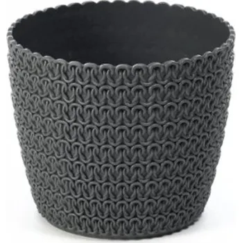 Obal na květináč Obal na květník MAGNOLIA JERSEY plastový d30x26cm