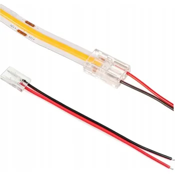 LED páska SPOJKA PRO LED PÁSKY COB 8mm oboustranná ZACVAKÁVACÍ